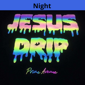 Rainbow Holographic Jesus Drip T-Shirt