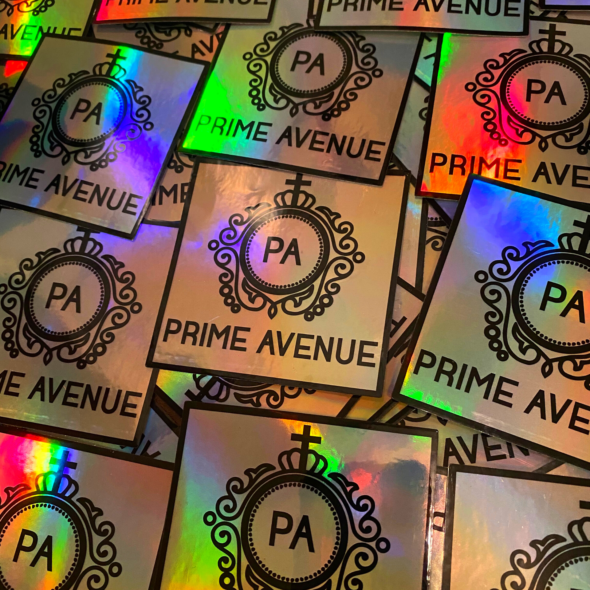 Prime Avenue Holographic Sticker