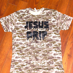Black Jesus Drip Camo T-Shirt