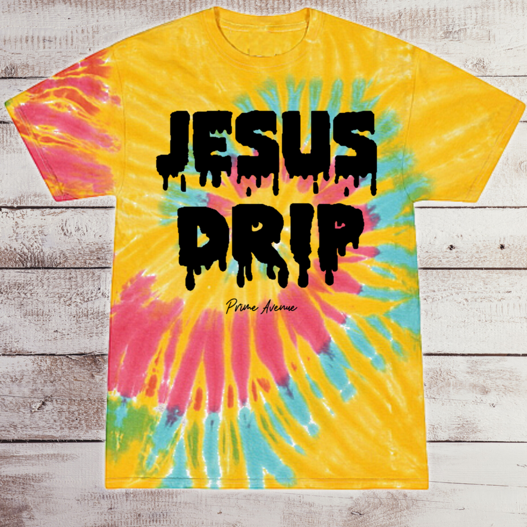 Black Jesus Drip Tie Dye