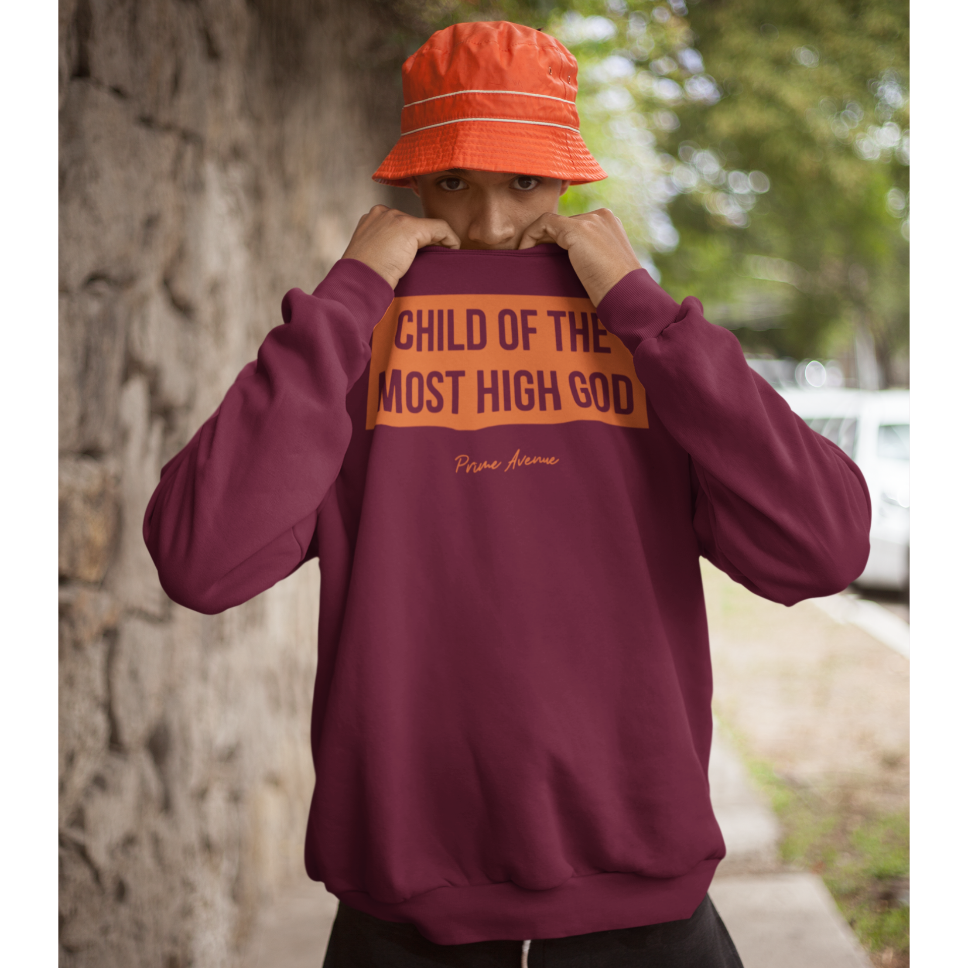 Maroon and Orange CMHG Sweatshirt