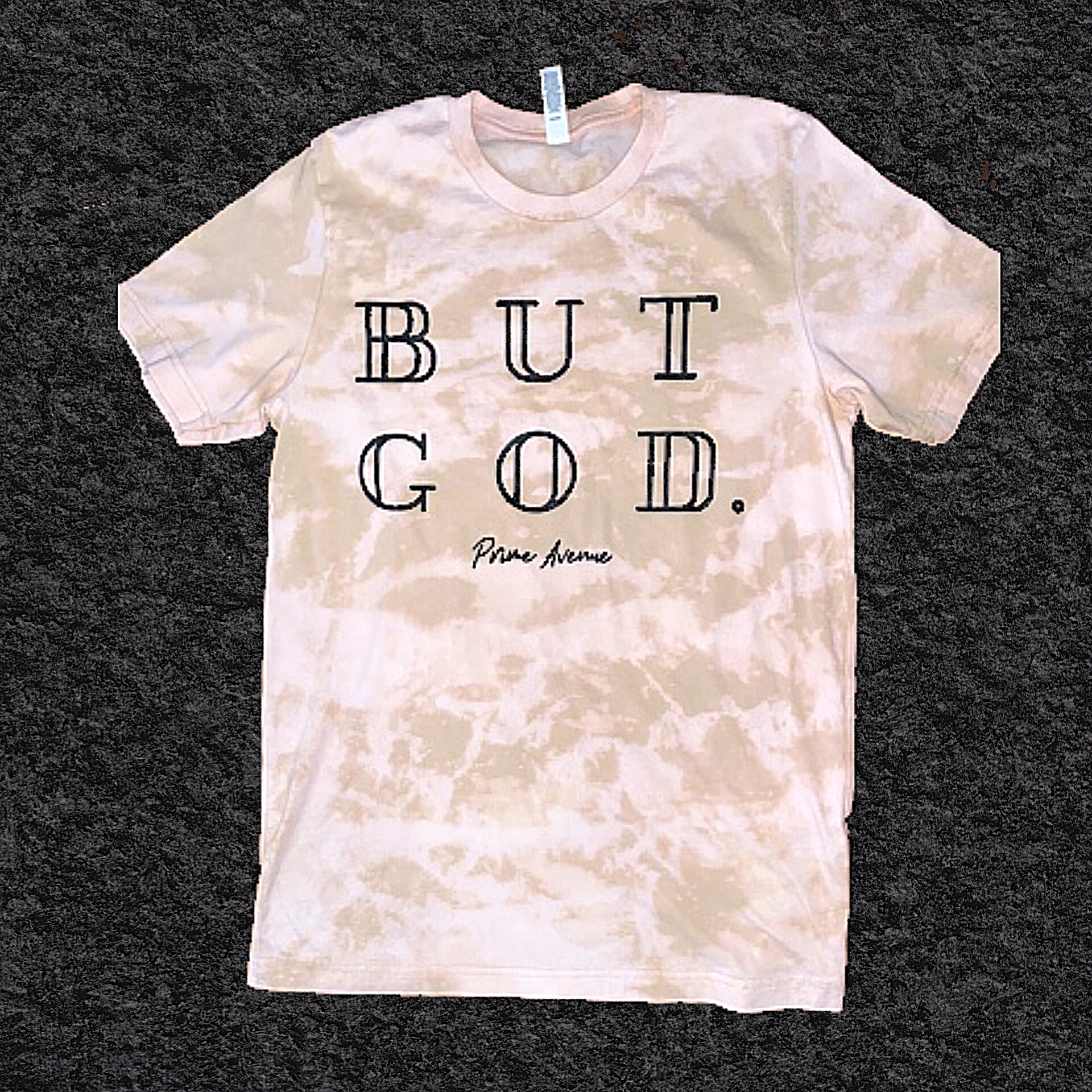 Desert Bleached Acid Wash BUT GOD T-Shirt